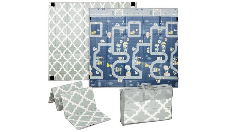 Aiyaplay Foldable Baby Play Mat & Baby Playpen - Multicoloured