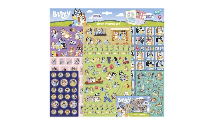 Totum Bluey Super Stickers Craft Set - Age 3+