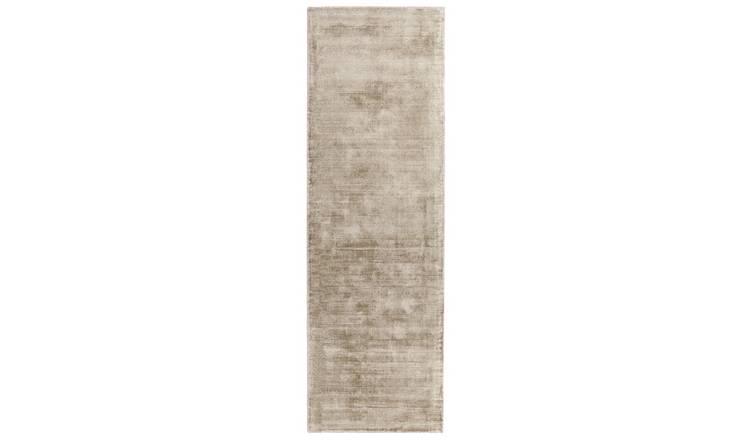 Mega Flooring Grey Handmade Plain Runner - 66 x 240cm