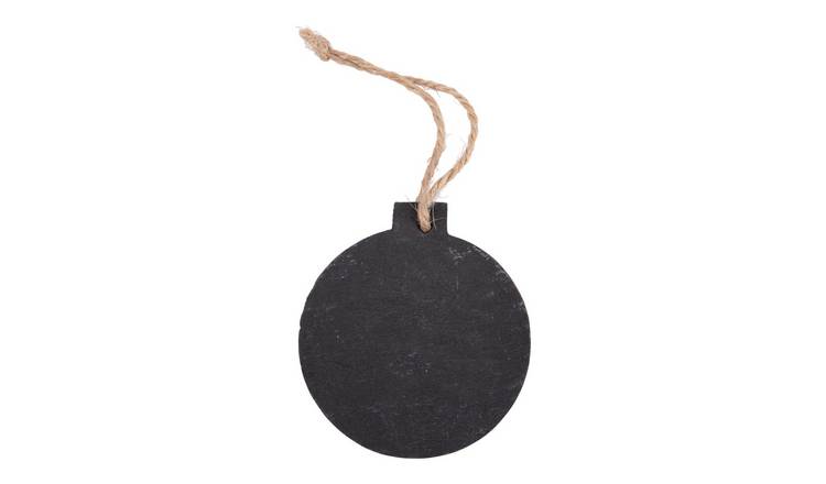 Nicola Spring Slate Christmas Tree Decoration - Bauble