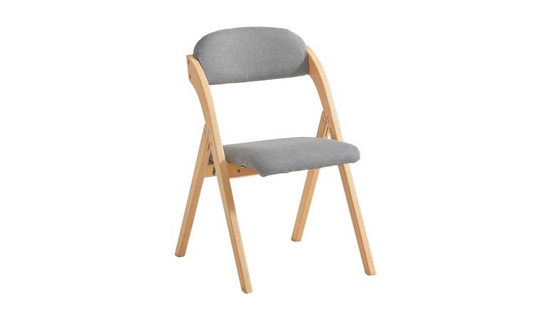 SoBuy Padded Seat Folding Chair - Light Grey