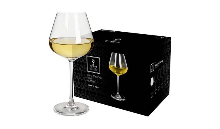 Argon Tableware Knightsbridge Crystal White Wine Glasses -  Pack of 24