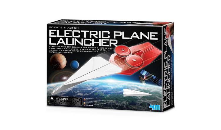 4M Science In Action Electric Plane Launcher - 14 Years +