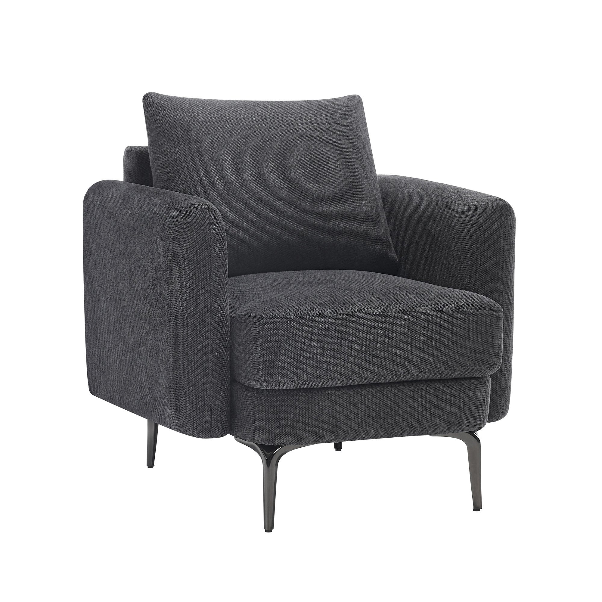 Furniture Online Sofia Linen 1+2 Seater Sofa Set - Grey - Image 2