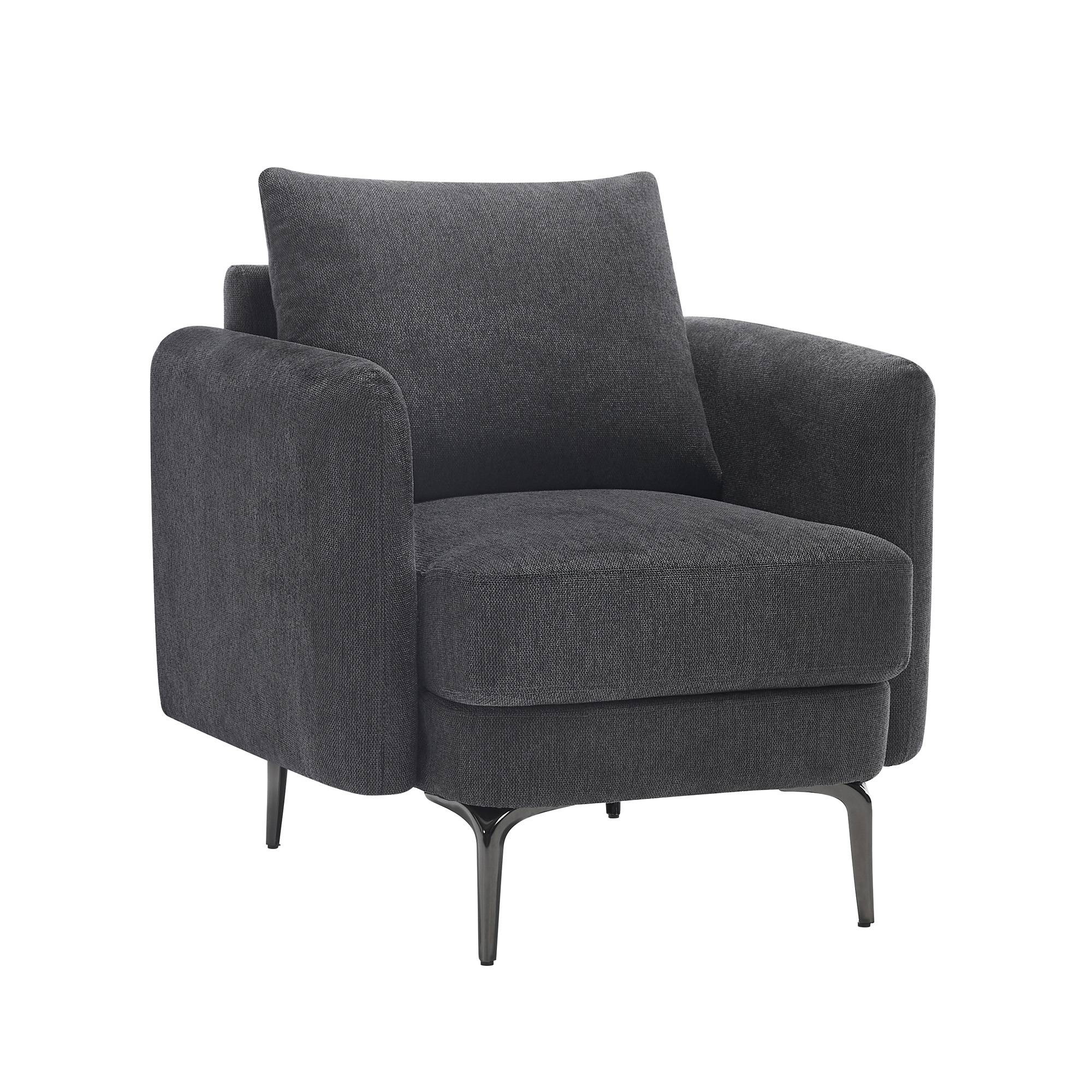 Furniture Online Sofia Linen 1+2 Seater Sofa Set - Grey - Image 2