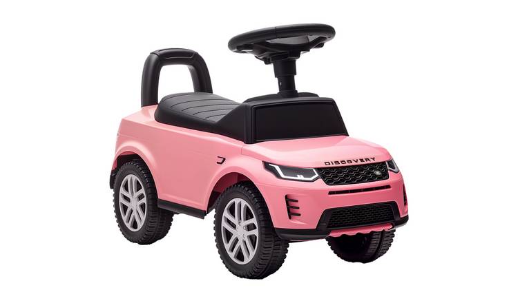 AIYAPLAY Land Rover Engine Sounds Under Seat Storage Kids Sliding Car - Pink