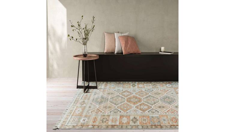 Mega Flooring Brown Traditional Bordered Rug - 160 x 230cm