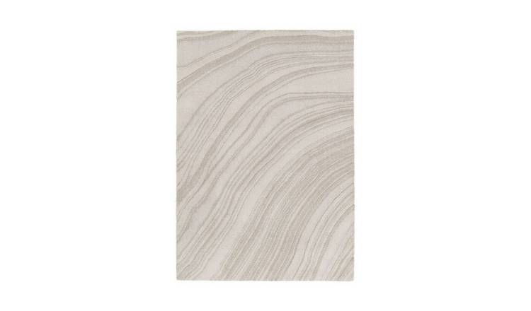 Mega Flooring Beige Modern Abstract Rug - 120 x 170cm