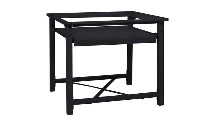 Walplus Steel Washing Machine Pedestal - Black - 60 x 56 x 52 cm