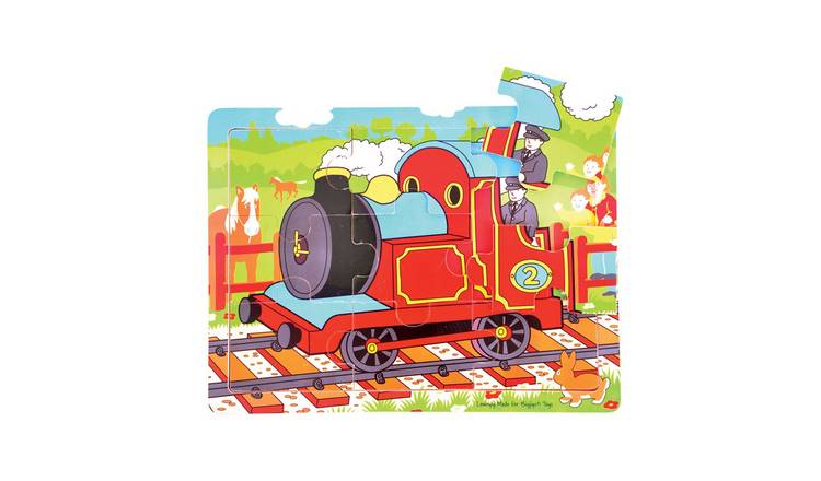 Bigjigs Toys Tray Puzzle - Train - 2 Years +