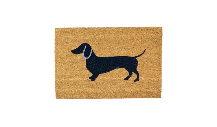 Nicola Spring Coir Door Mat - Sausage Dog