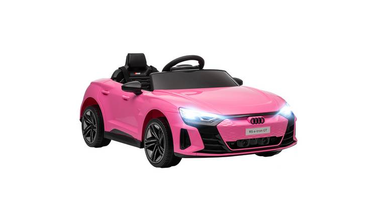 HOMCOM Audi RS e tron GT 12V Age 3 to 5 Years Electric Ride on Car – Pink