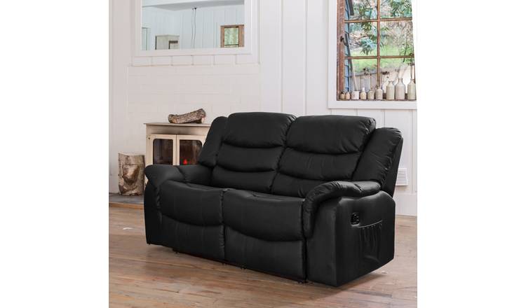 Artemis Home Almeira 2 Seat Recliner Sofa - Black