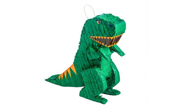 Fax Potato Dinosaur Cardboard Pinata - Green
