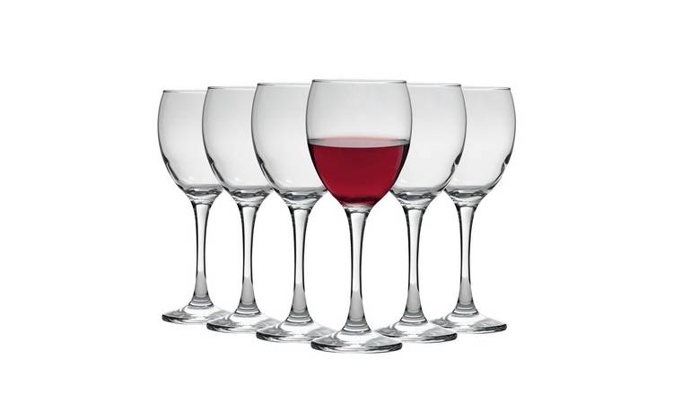 LAV Venue Red Wine Glasses -  Clear - Pack of 6