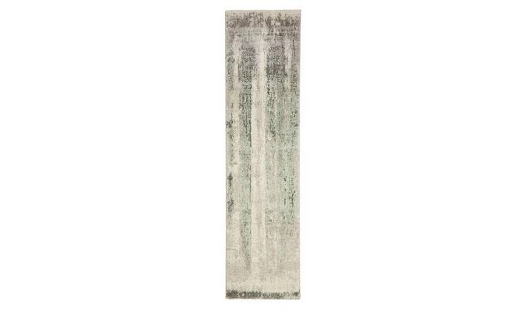 Mega Flooring Green Modern Abstract Rug - 60 x 230cm