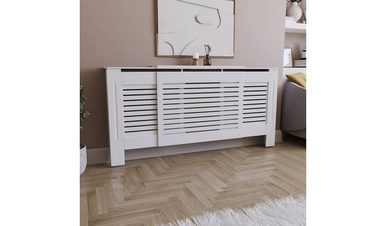 Vida Designs Milton Adjustable Radiator Cover - White