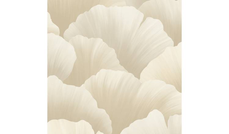 Grandeco Boutique Coral Petal Embossed Wallpaper - Beige