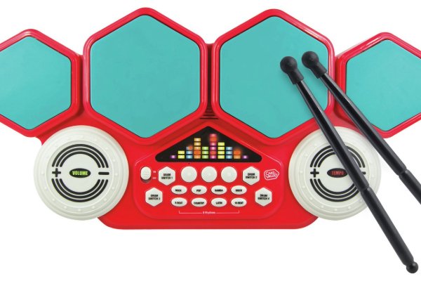 A set of play drums.