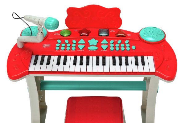 A toy piano.