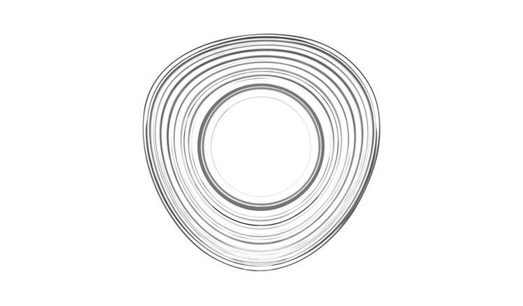 LAV Derin Turkish Tea Glass Saucers - Pack of 6
