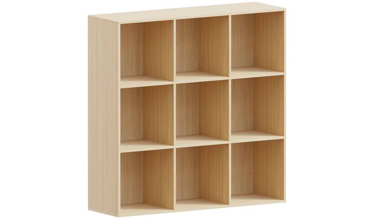 Vida Designs Durham 3x3 Cube Storage Unit - Oak