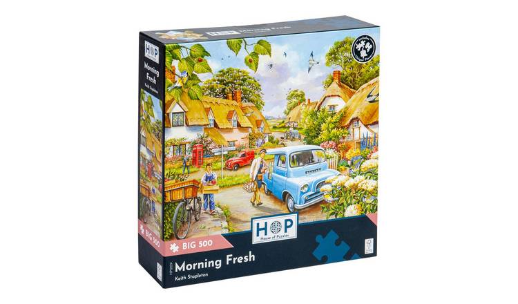 The House of Puzzles Morning Fresh BIG 500 Piece Jigsaw Puzzle