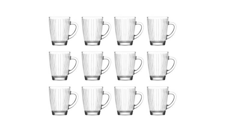 LAV Hestia Glass Mugs - 250ml - Pack of 12