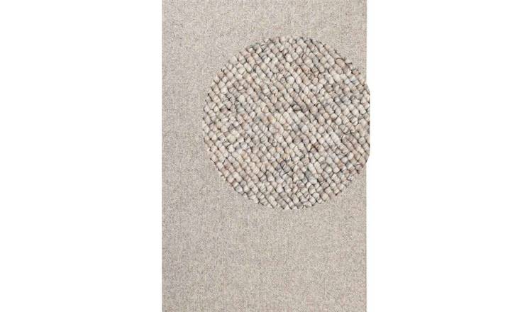 Hanse Home Beige Rocco Washable Plain Flatweave Rug - 240 x 340cm