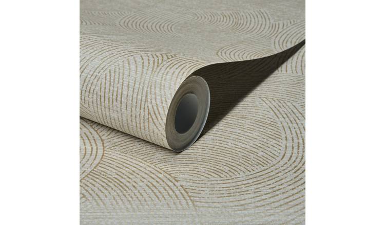 Grandeco Boutique Organic Maze Swirl PVC-free Eco Wallpaper - Grey
