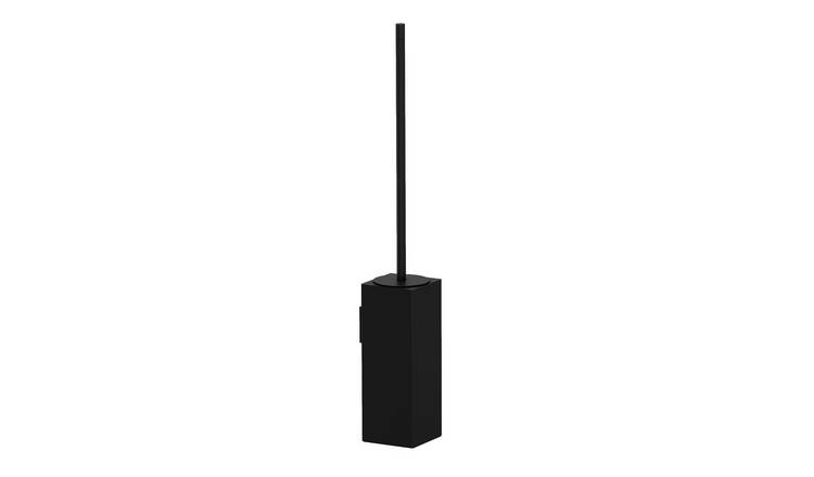 Cosmic Metric Toilet Brush & Holder - Matt Black