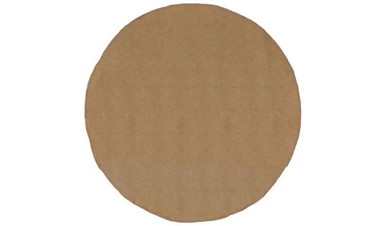 Walplus 2.06 kg Jute Area Rug - Natural - 120 cm
