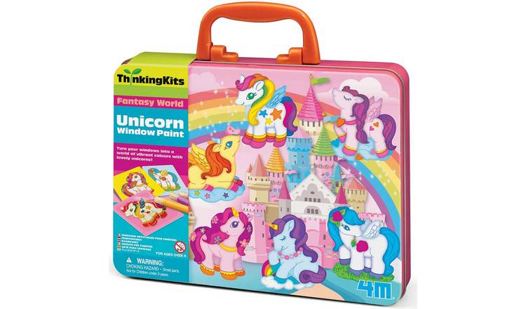 4M Thinking Kits Unicorn Window Paint - 4 Years +