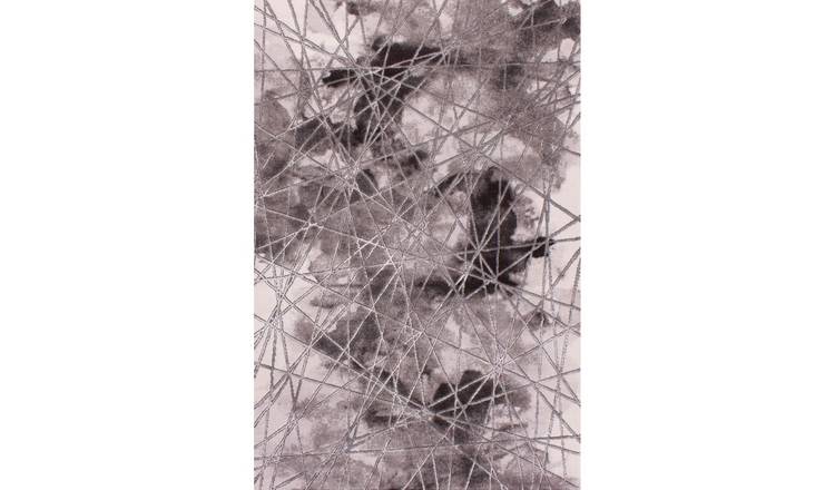 Mega Flooring Grey Modern Abstract Rug - 160 x 225cm