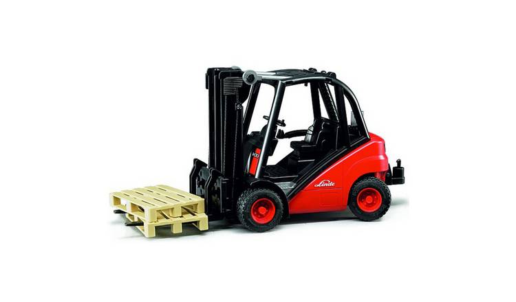 Bruder 1:16 Linde H30D Forklift with Pallets - Red