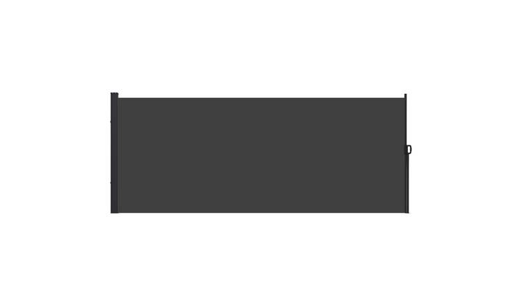 Outsunny Room Divider Privacy Screen Hot Tub Balcony - Black