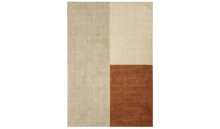 Mega Flooring Beige Handmade Geometric Rug - 160 x 230cm