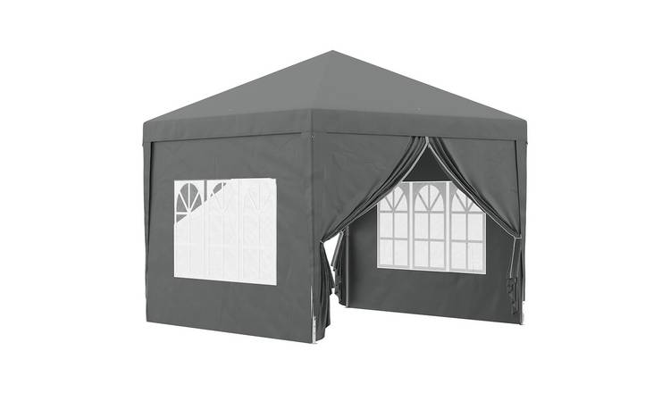 Outsunny Water Resistant Pop Up Gazebo - Grey