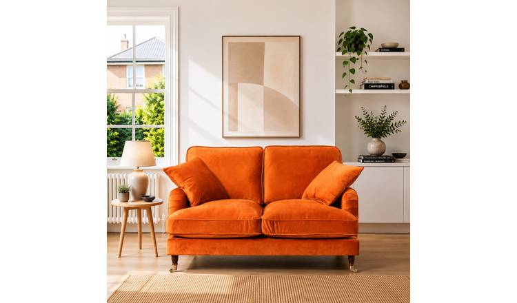 Artemis Home Mackenzie 2 Seat Sofa - Burnt Orange