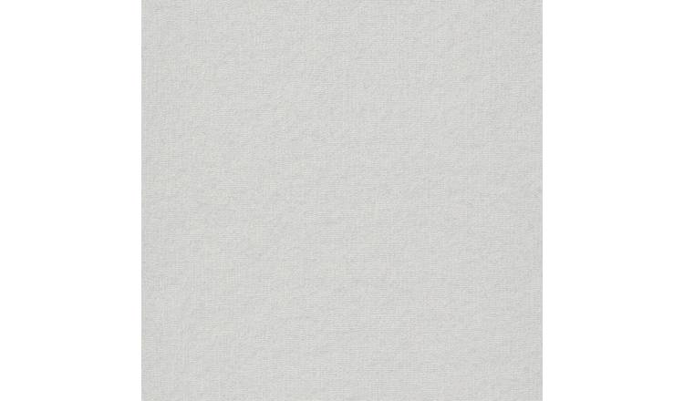 Grandeco Marlon Tweed Blown Vinyl Textured Wallpaper - White