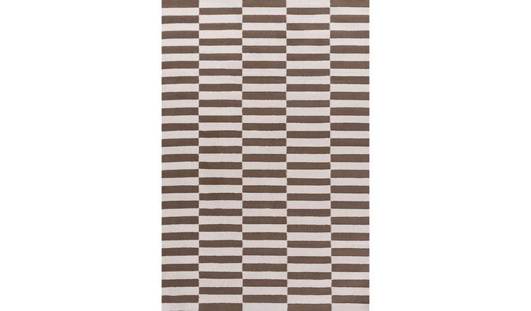 The Rugs Brown Loft Striped Rug - 160 x 230cm
