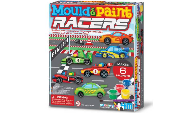 4M Mould & Paint Racers - 5 Years +