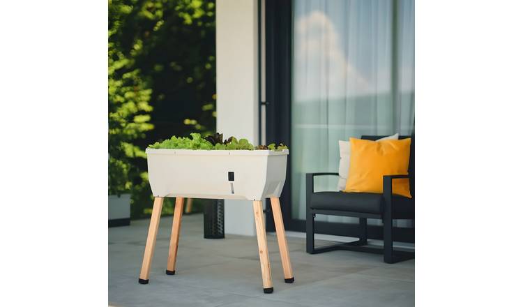 Gusta Garden Sammy Salad Self-Watering Raised Salad Bed - Grey