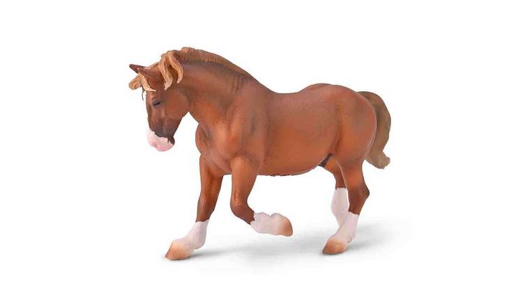CollectA Breton Draft Horse Stallion Chestnut - 3 Years +