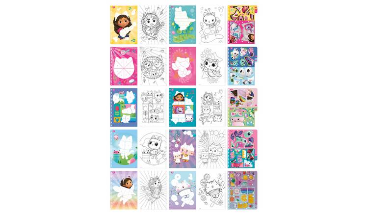 Totum Gabby Dollhouse Sticker By Number Book Craft Set - April