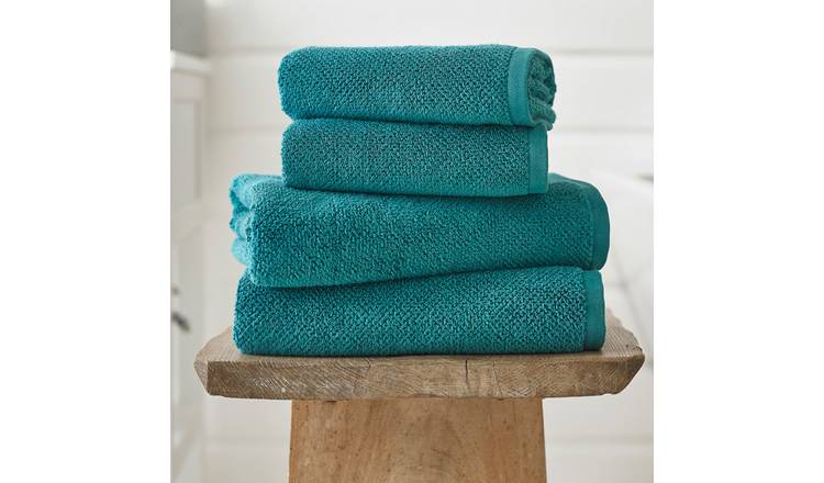 Deyongs Romeo Cotton 2 Pack Face Cloth - Peacock