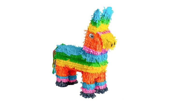 Fax Potato Donkey Cardboard Pinata - Multi