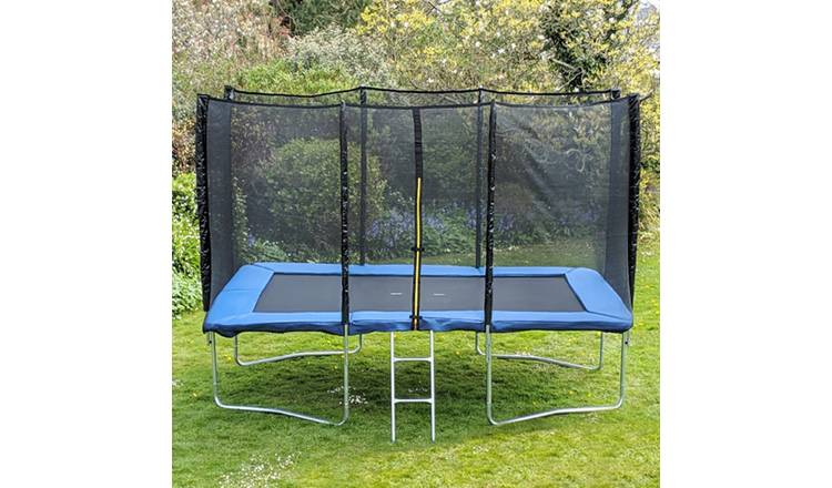 Artemis Home Kanga 8x12FT Rectangular Trampoline - Blue