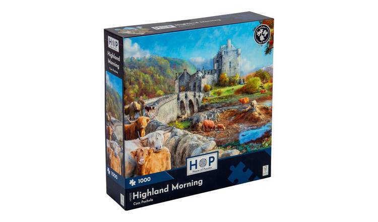 The House of Puzzles Highland Morning 1000 Piece Jigsaw Puzzle