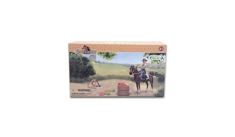 CollectA Rider & Accessories with Horse Box Set - 3 Years +